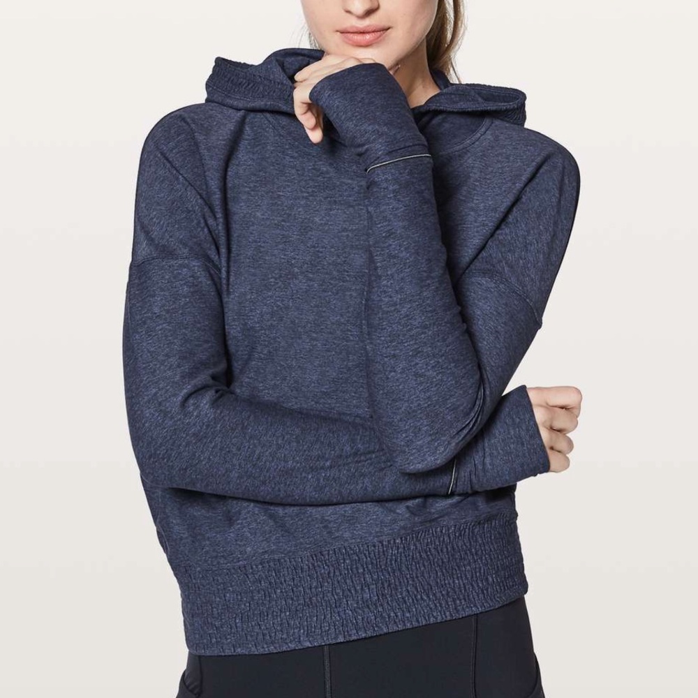 lululemon athletica Navy Blue Hoodie Sweatshirt